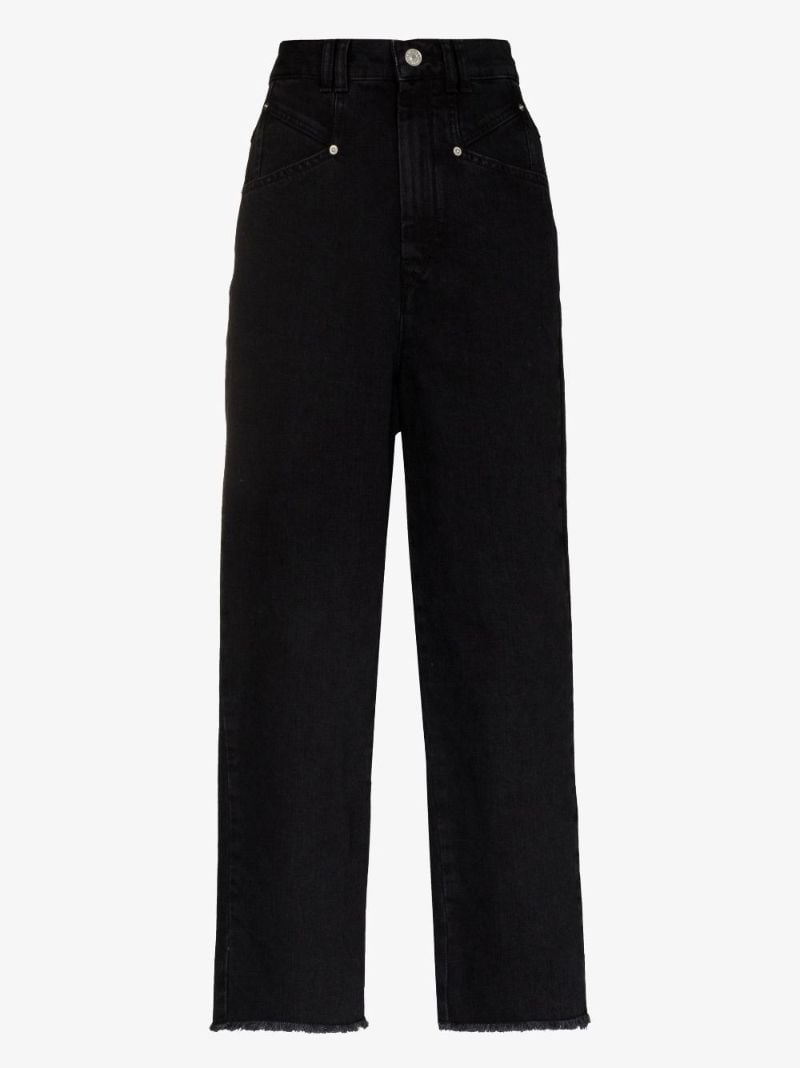 Black Dilali Straight Leg Jeans