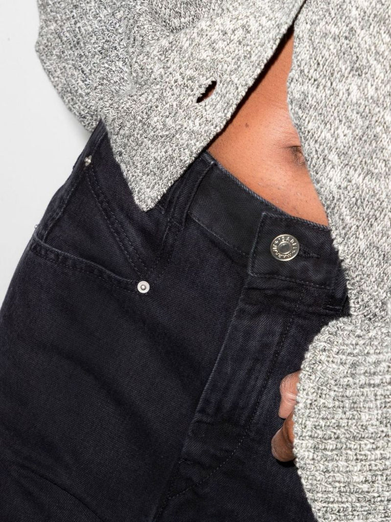 Black Dilali Straight Leg Jeans