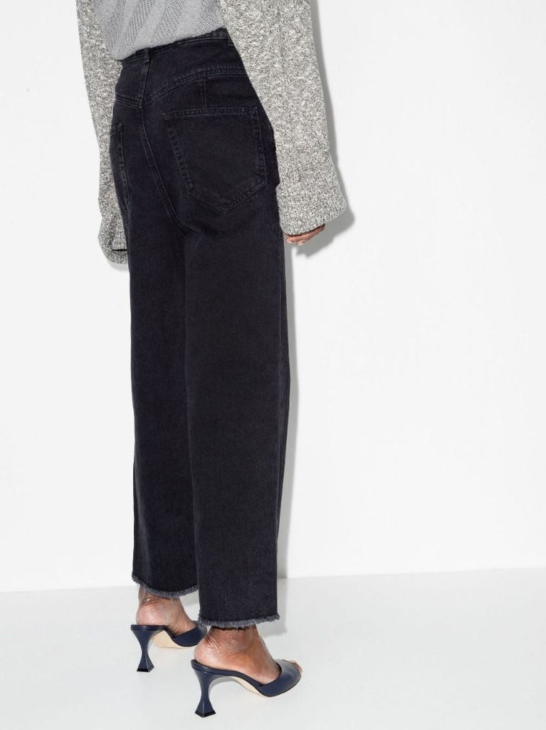 Black Dilali Straight Leg Jeans