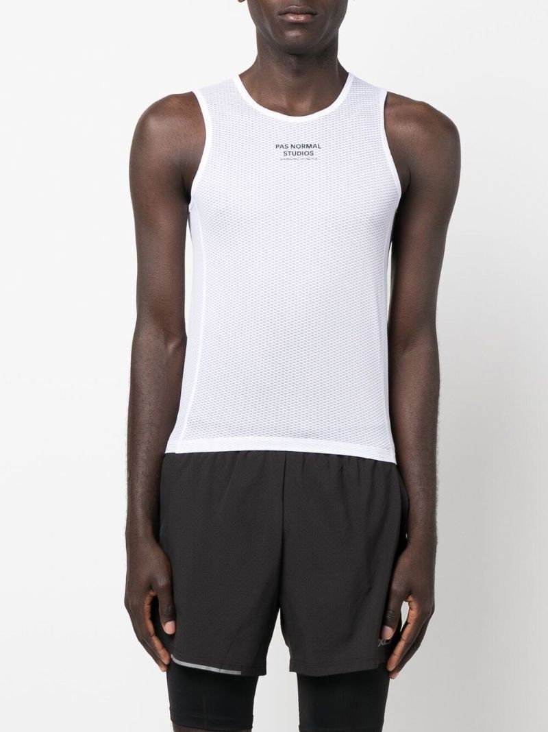 White Base Layer Cycling Top