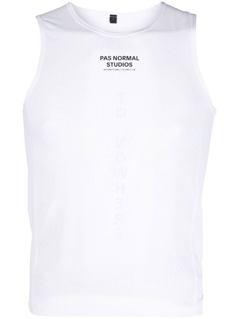 White Base Layer Cycling Top
