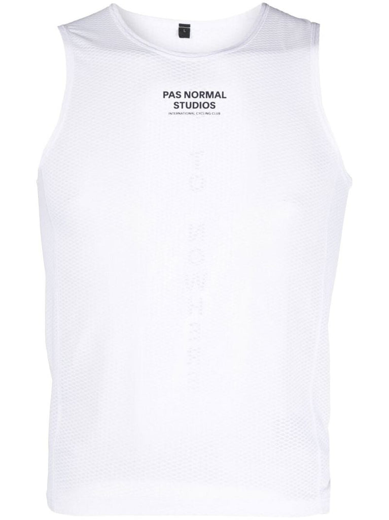 White Base Layer Cycling Top