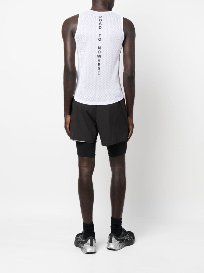 White Base Layer Cycling Top