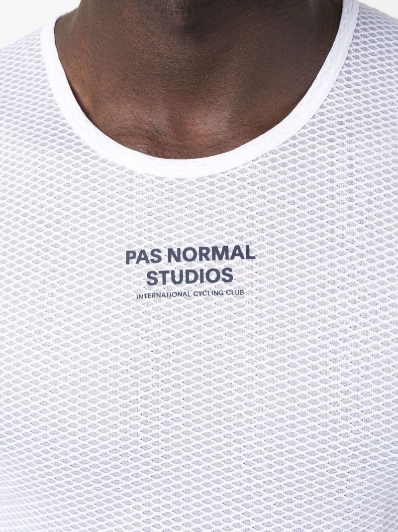 White Base Layer Cycling Top