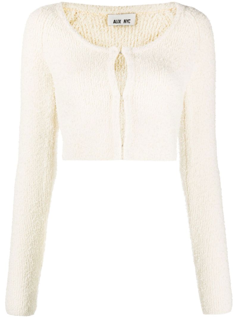 Neutral Phoenix Knitted Cropped Top