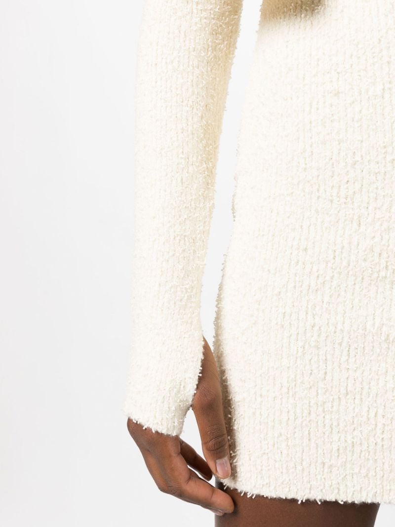 Neutral Phoenix Knitted Cropped Top