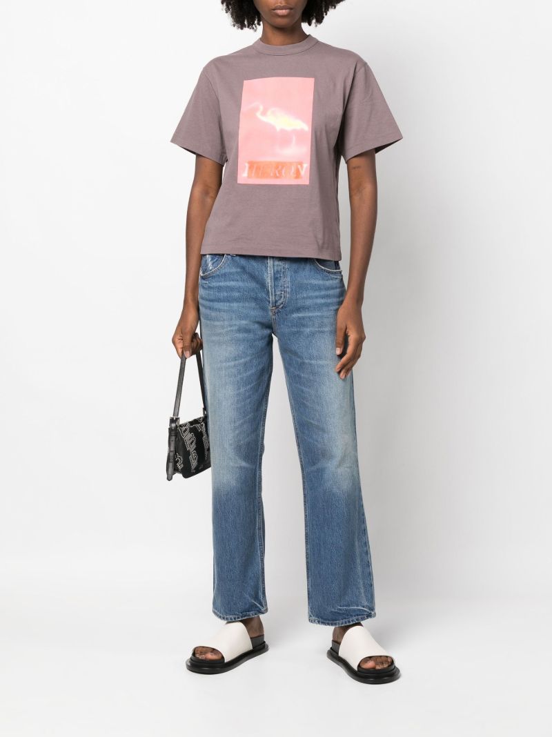 Blue Neve Low-slung Relaxed Straight Jeans