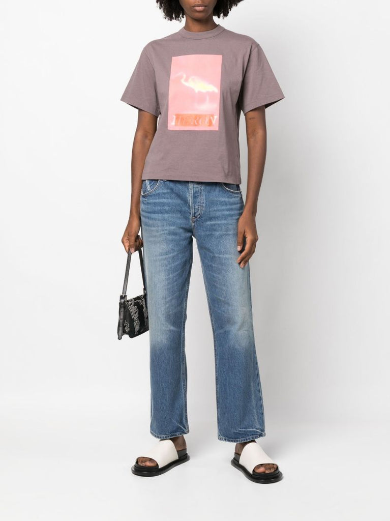 Blue Neve Low-slung Relaxed Straight Jeans