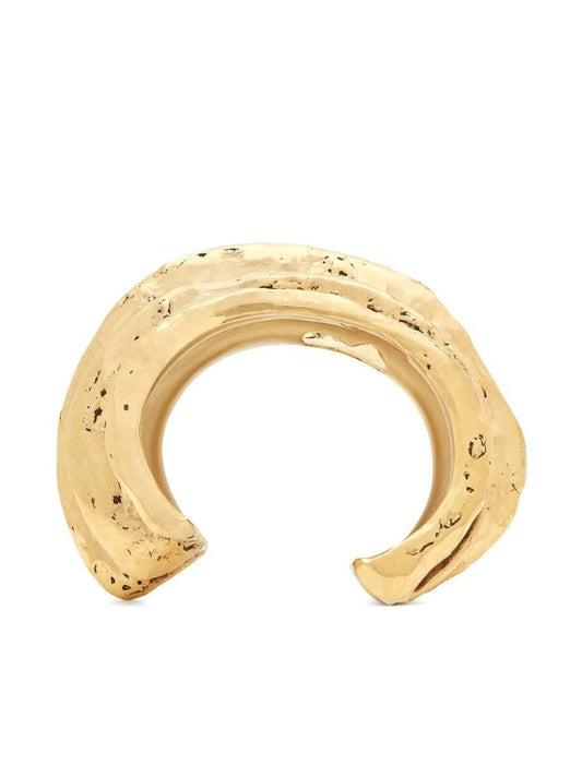 Gold-tone Sculpted Cuff Bracelet