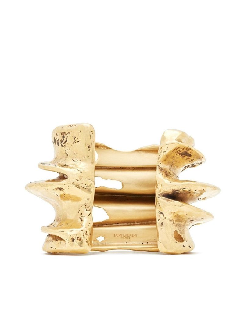 Gold-tone Sculpted Cuff Bracelet