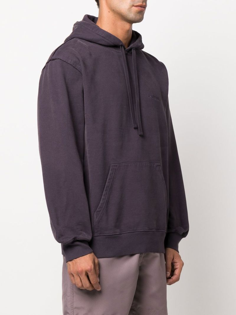 Purple Marfa Cotton Hoodie