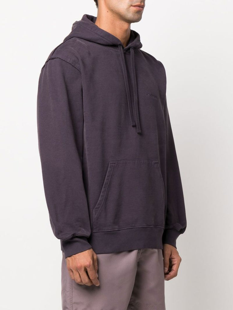 Purple Marfa Cotton Hoodie