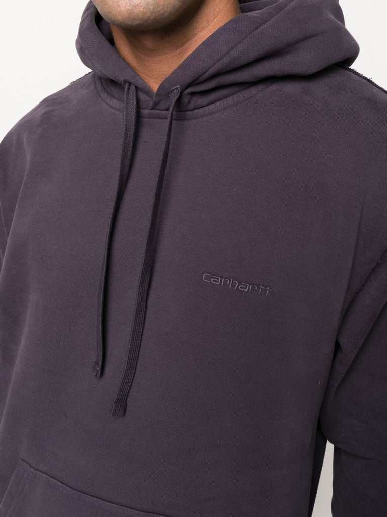 Purple Marfa Cotton Hoodie