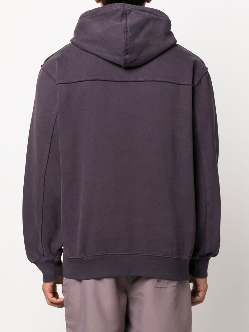 Purple Marfa Cotton Hoodie