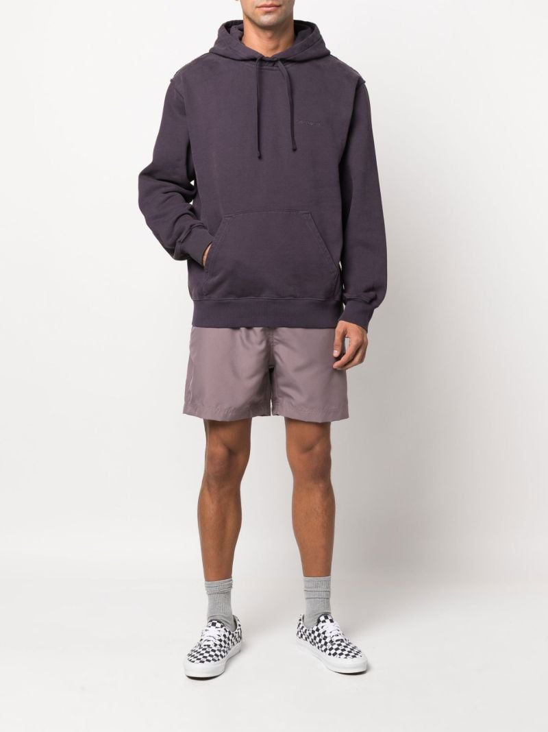 Purple Marfa Cotton Hoodie