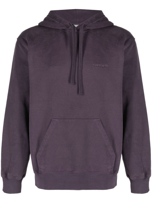 Purple Marfa Cotton Hoodie