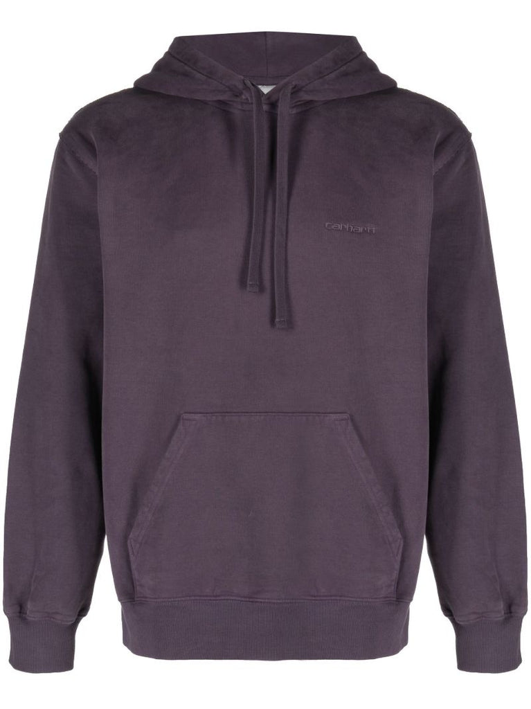 Purple Marfa Cotton Hoodie