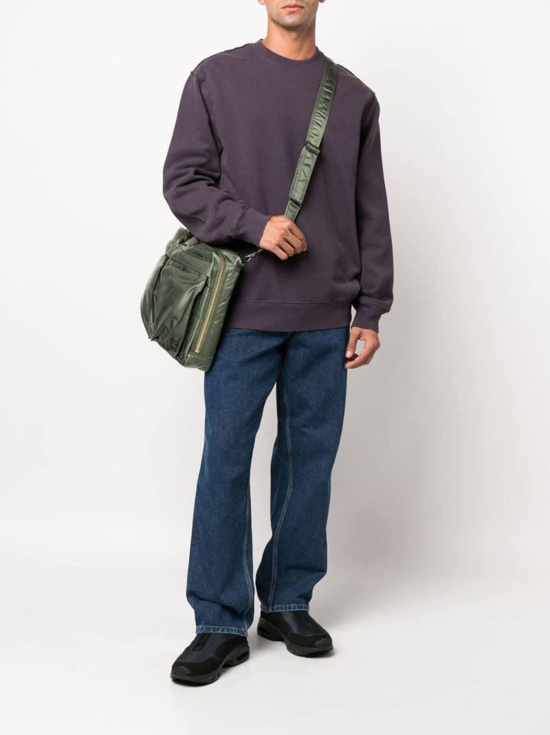 Purple Marfa Cotton Sweatshirt