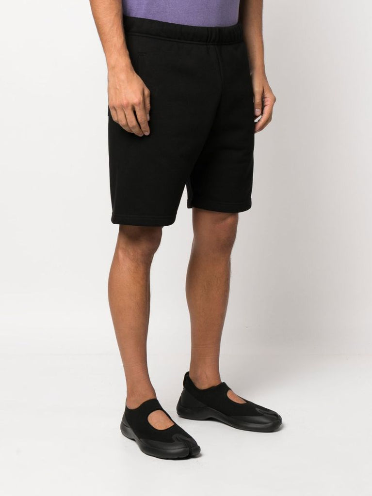 Black Chase Cotton Track Shorts