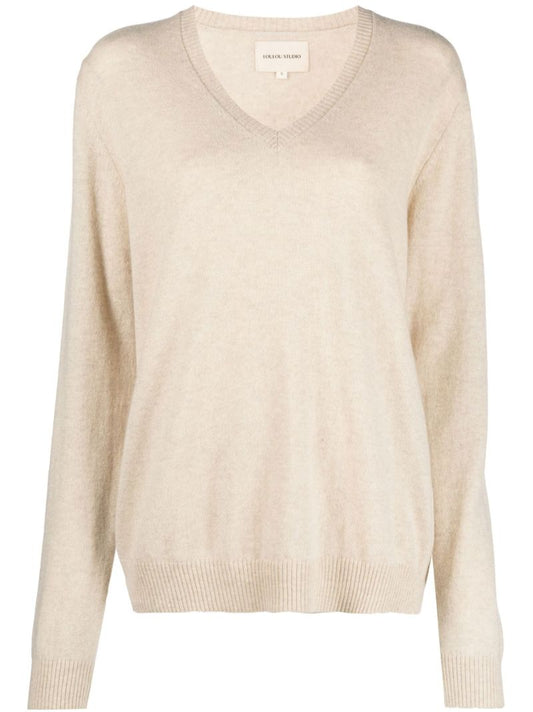 Neutral Serafini Cashmere Sweater