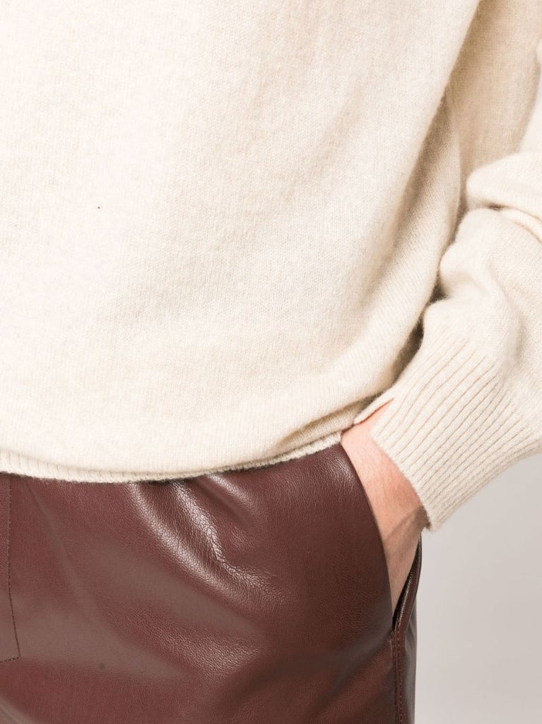 Neutral Serafini Cashmere Sweater