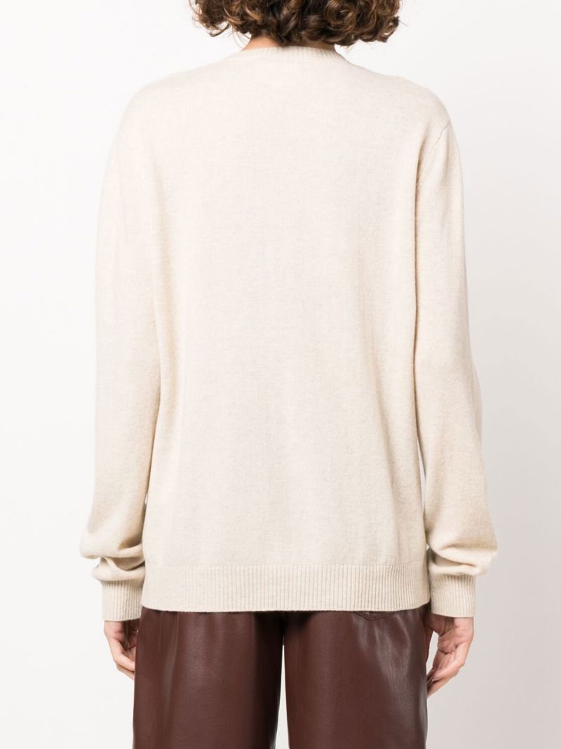 Neutral Serafini Cashmere Sweater