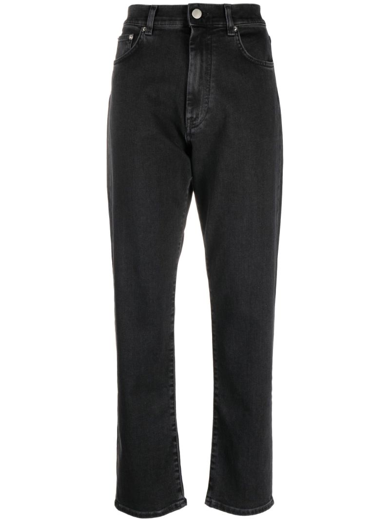 Black Straight Leg Jeans