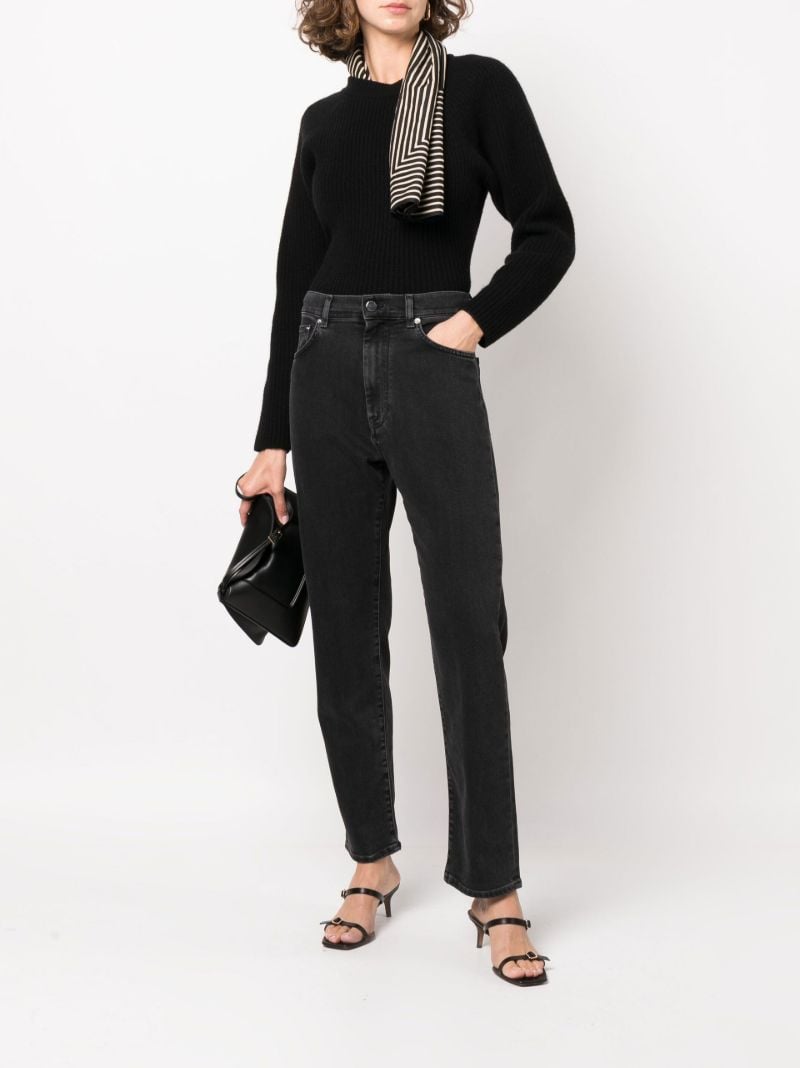 Black Straight Leg Jeans