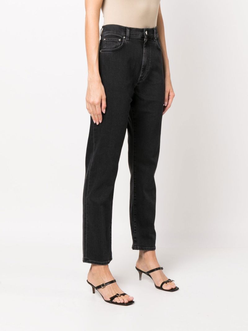 Black Straight Leg Jeans