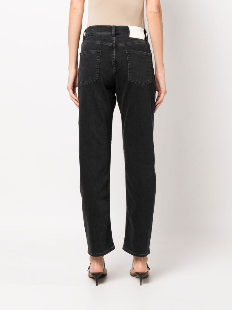 Black Straight Leg Jeans