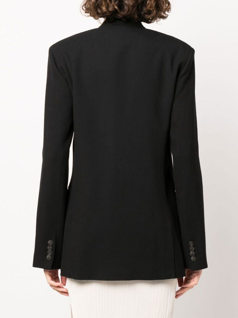 Black Sandyato Double-breasted Blazer