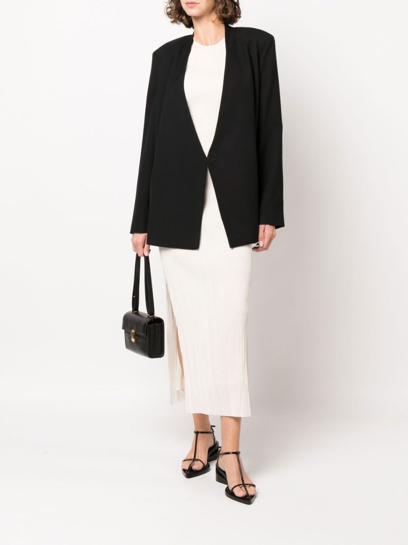 Black Sandyato Double-breasted Blazer