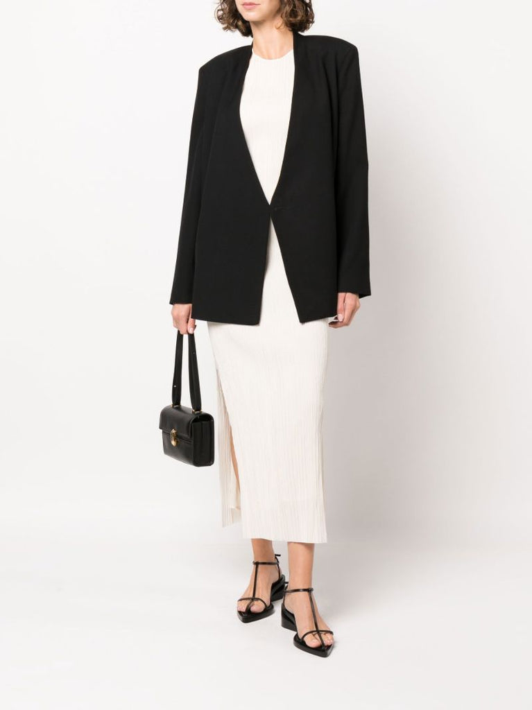 Black Sandyato Double-breasted Blazer