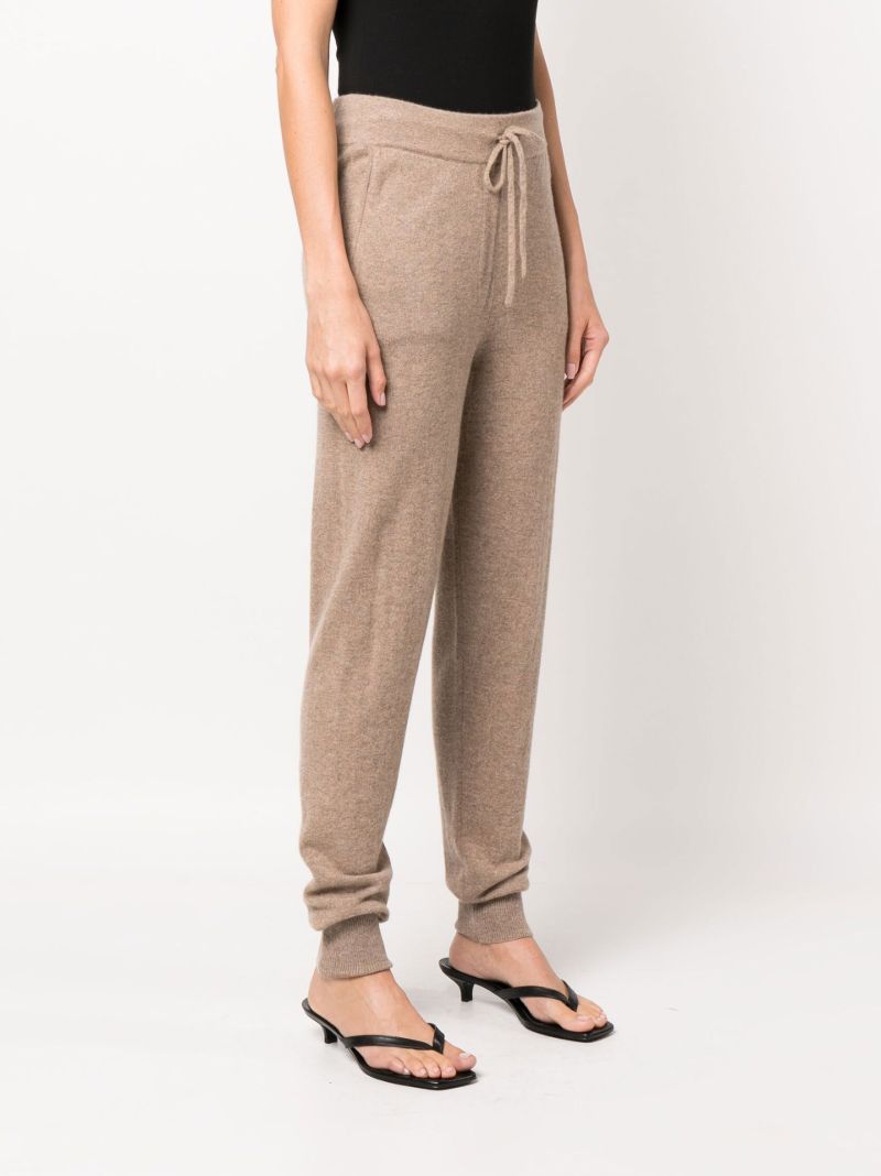 Brown Maddalena Cashmere Track Pants