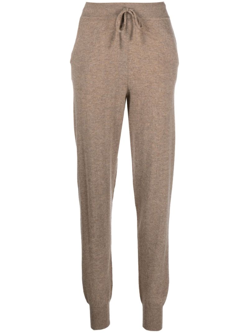Brown Maddalena Cashmere Track Pants