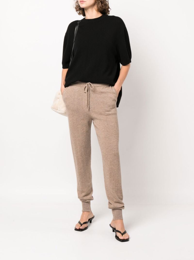 Brown Maddalena Cashmere Track Pants