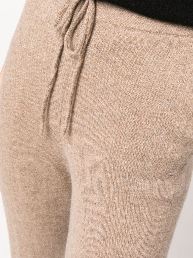Brown Maddalena Cashmere Track Pants