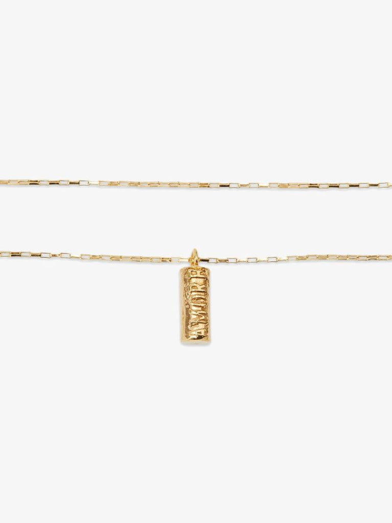 Gold-plated the Amore Pendant Necklace