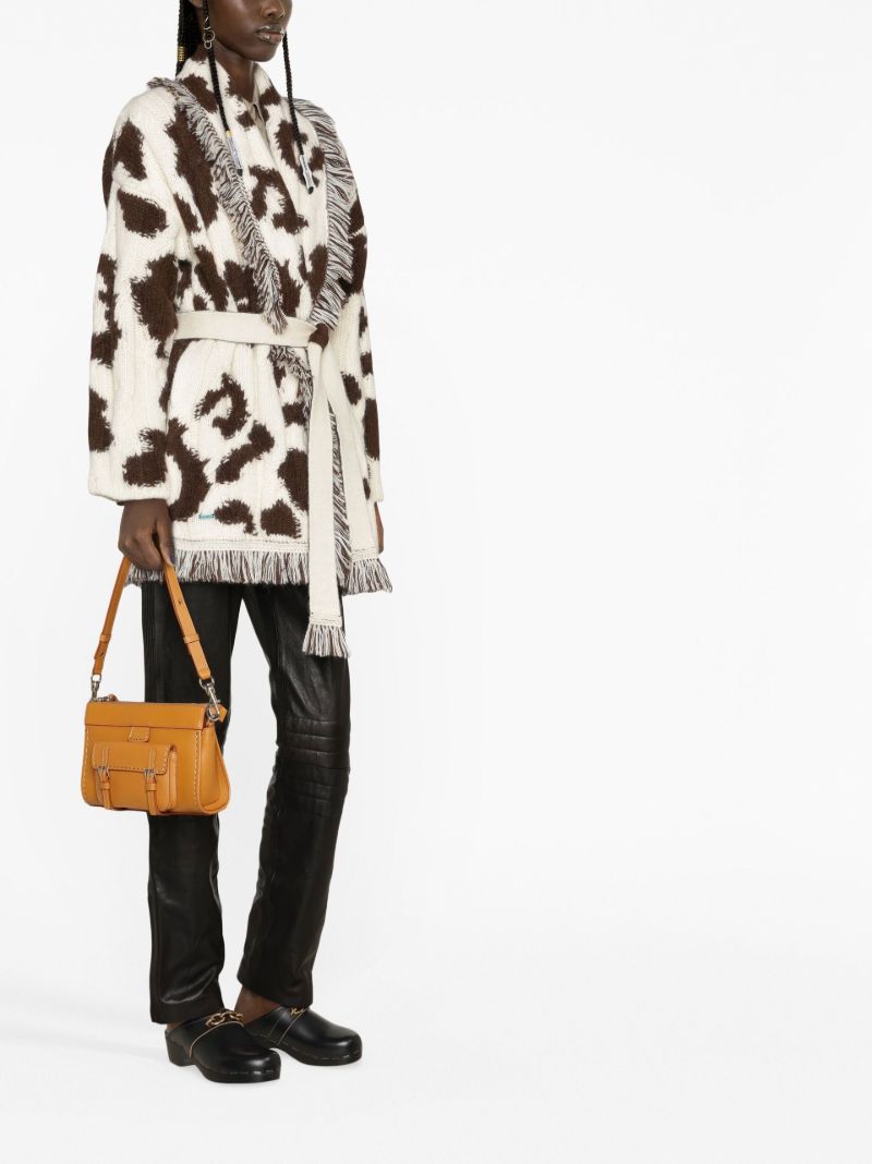 Neutral Icon Jacquard Cardigan