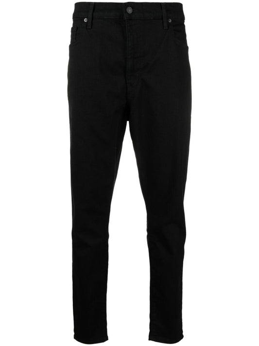 Black Straight-leg Jeans