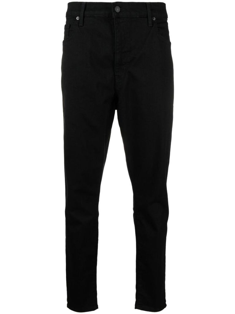 Black Straight-leg Jeans