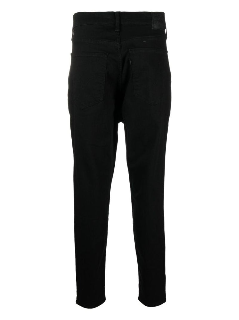 Black Straight-leg Jeans