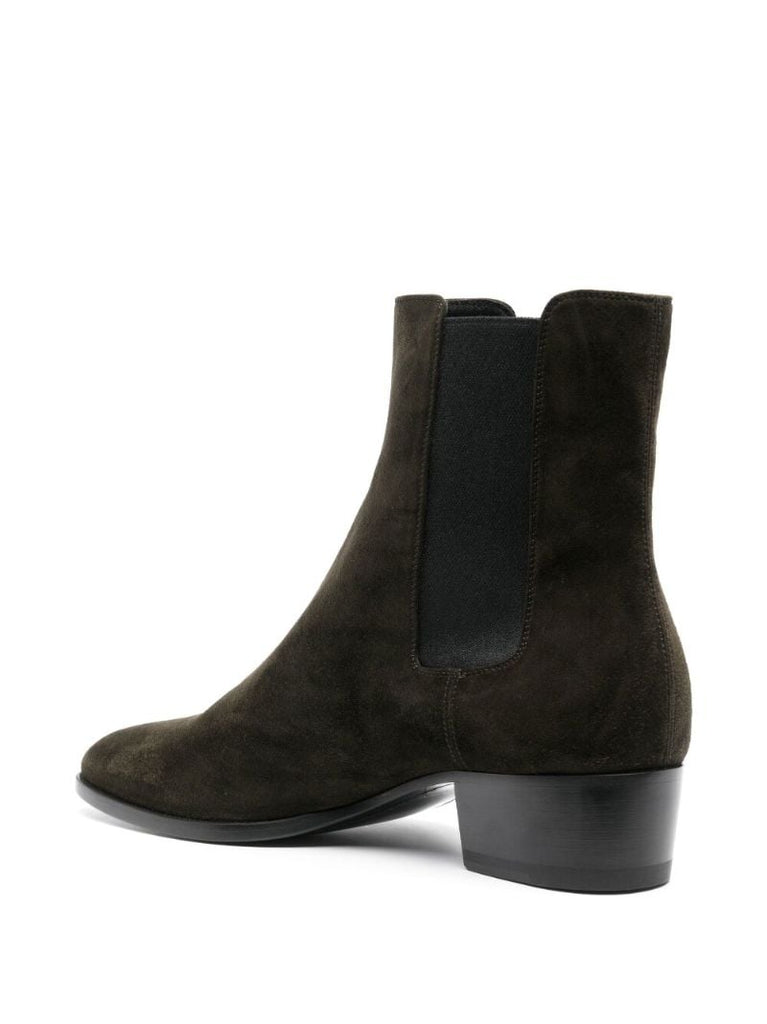 Brown Wyatt Suede Ankle Boots
