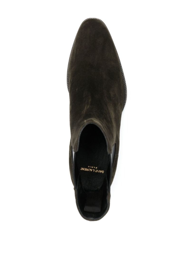 Brown Wyatt Suede Ankle Boots
