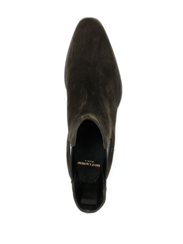Brown Wyatt Suede Ankle Boots