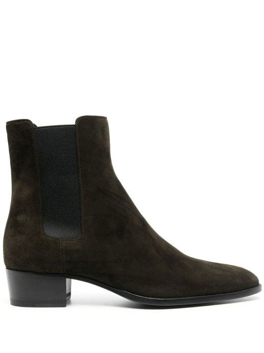 Brown Wyatt Suede Ankle Boots