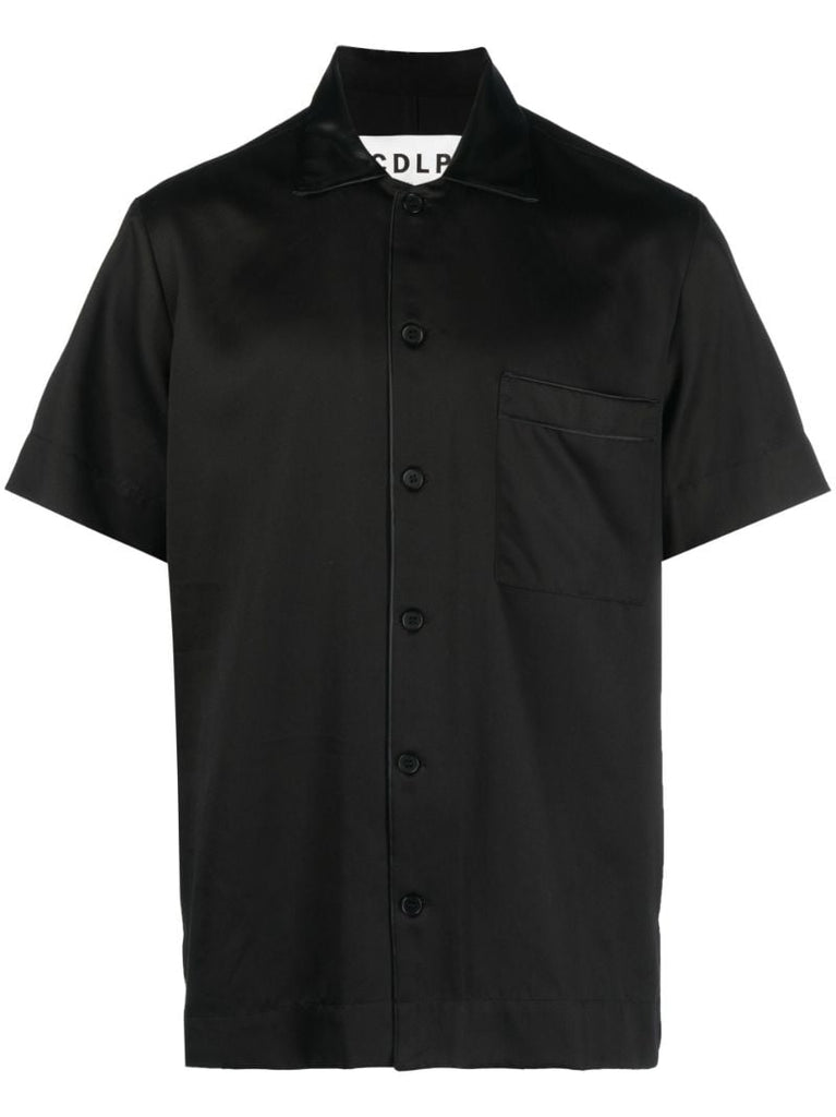 Black Home Suit Short Sleeve Shirt