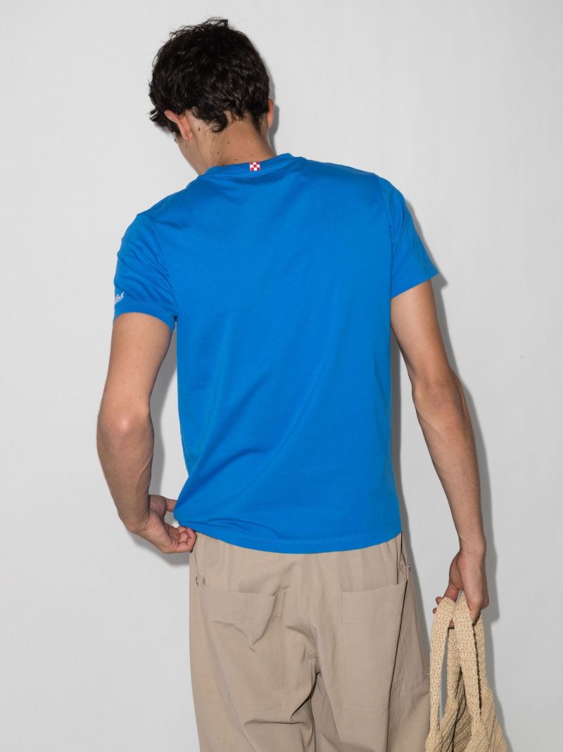 Blue Embroidered Spritz T-shirt