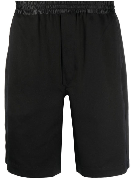 Black Home Suit Drawstring Shorts