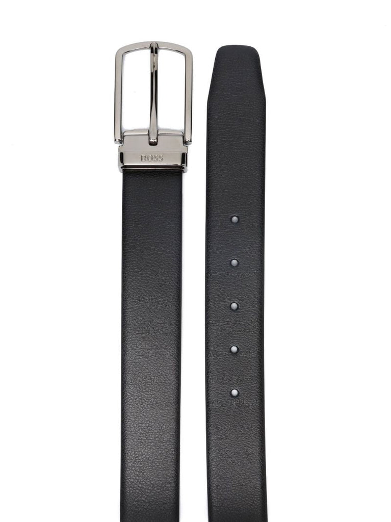 Black and Brown Reversible Leather Belt